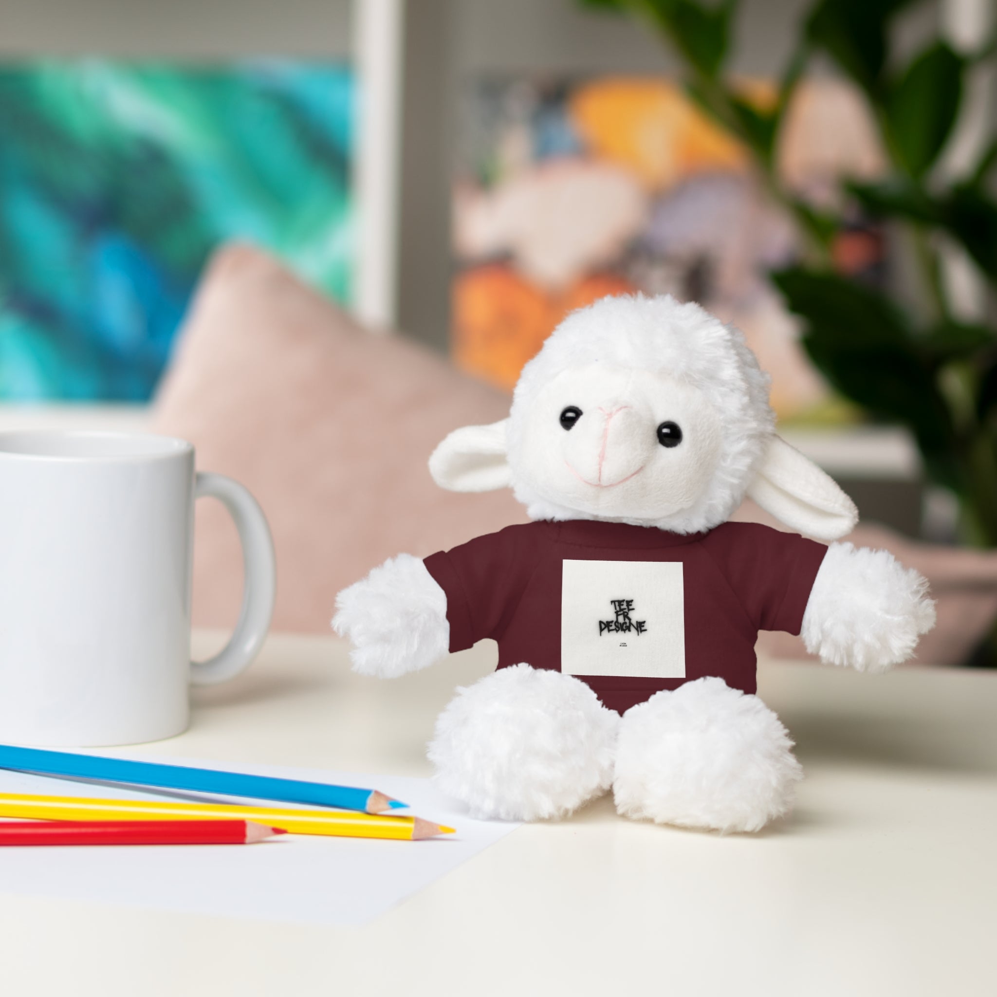 Ours en peluche avec t-shirt - Cadeau en peluche personnalisé