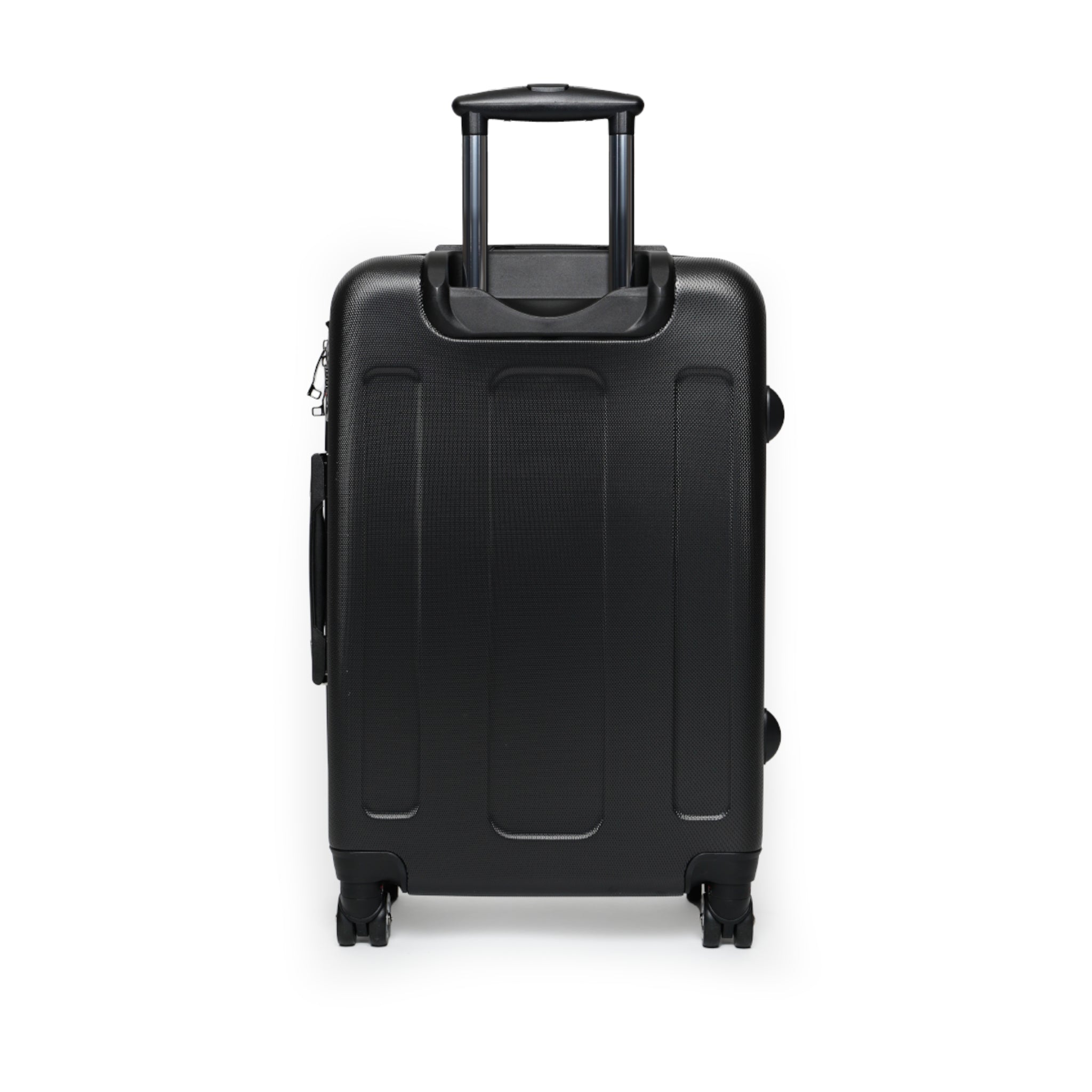 Graffiti Logo Carry-On Suitcase — White Minimal Street Style Luggage