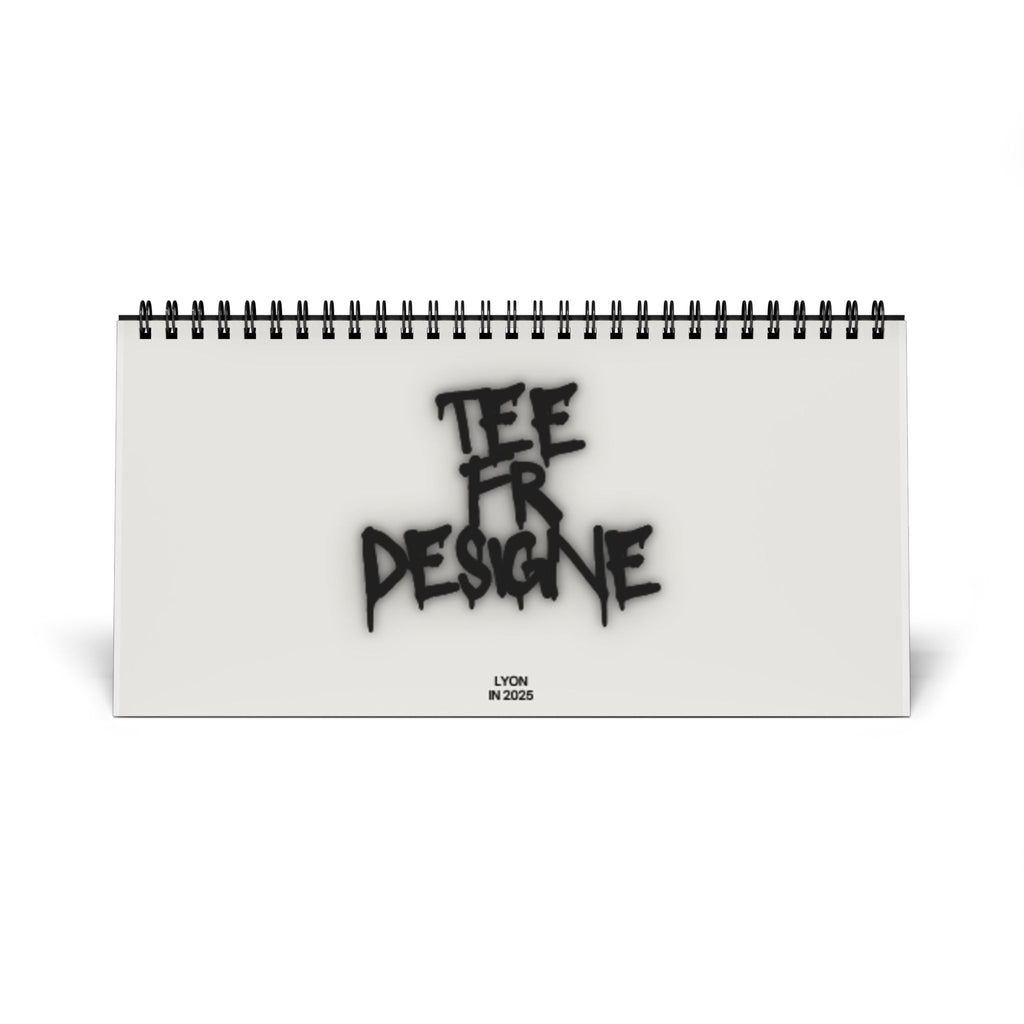 Calendrier de bureau minimaliste 2026 - Planificateur mensuel à grille (Tee Fr Designe)