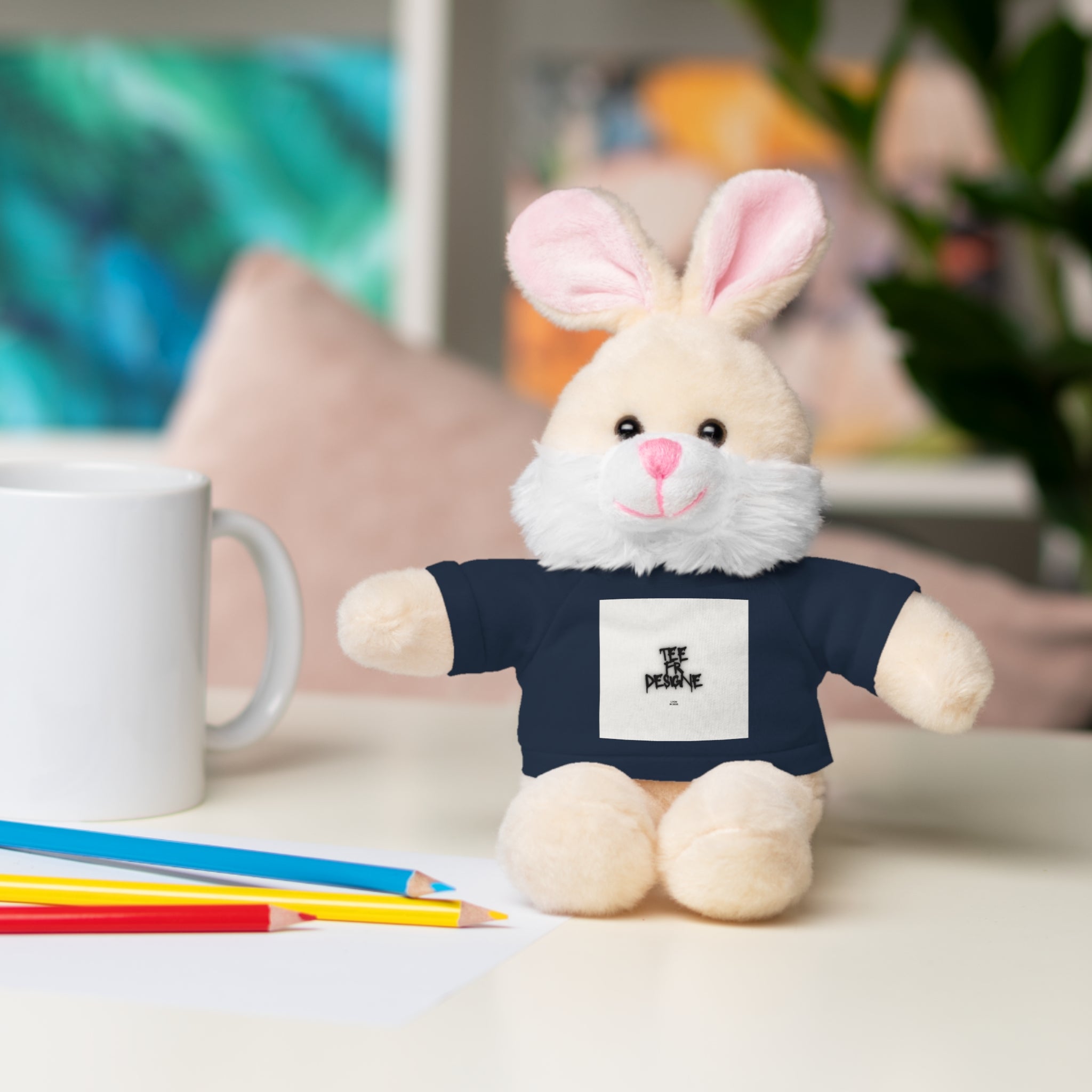 Ours en peluche avec t-shirt - Cadeau en peluche personnalisé