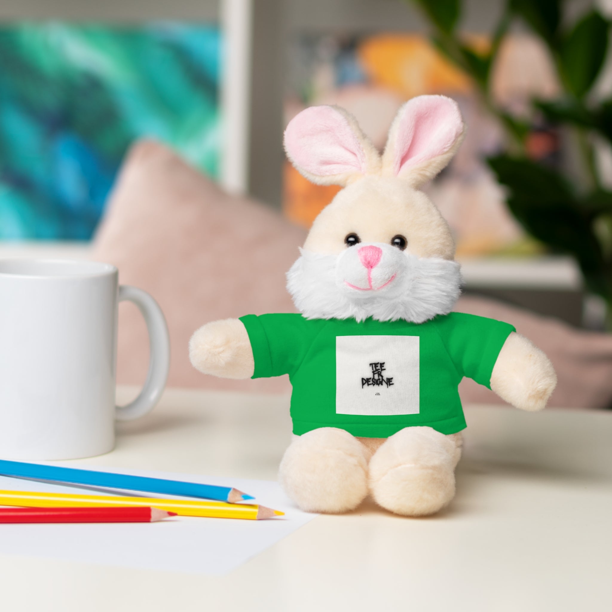 Ours en peluche avec t-shirt - Cadeau en peluche personnalisé