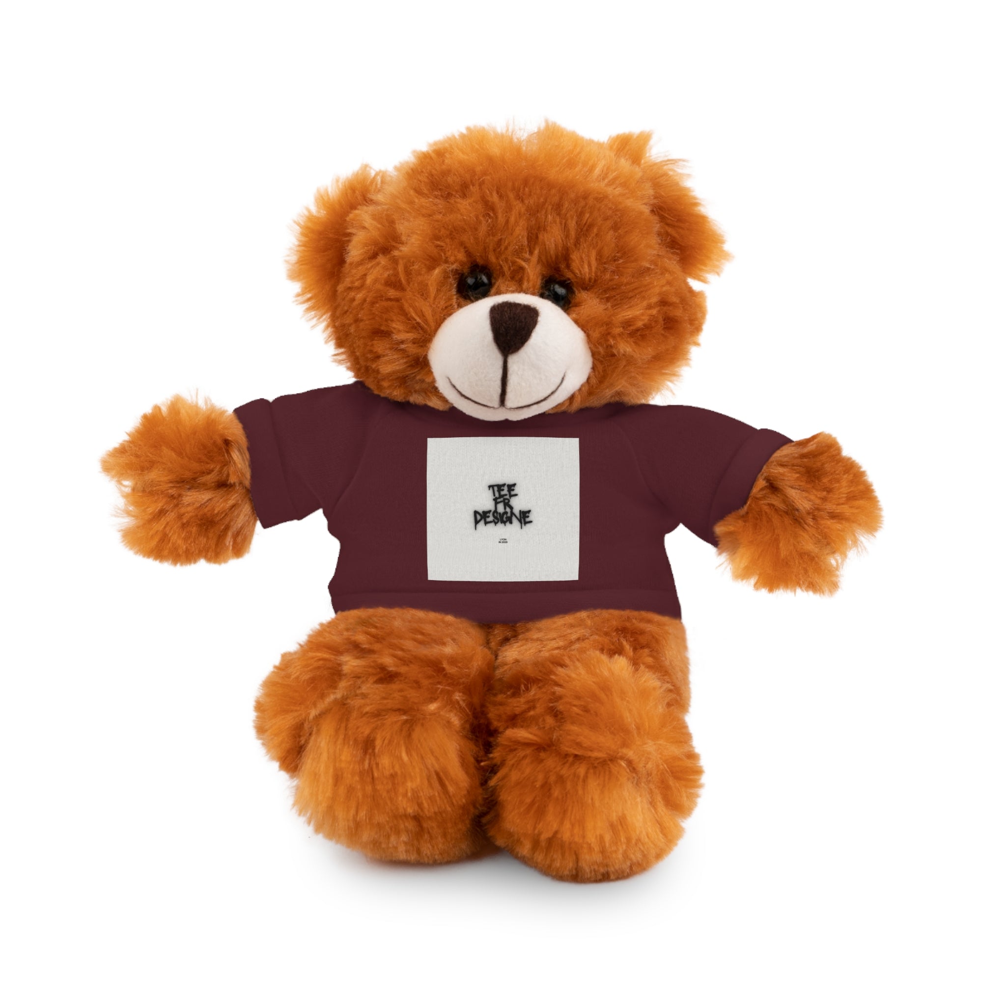 Ours en peluche avec t-shirt - Cadeau en peluche personnalisé