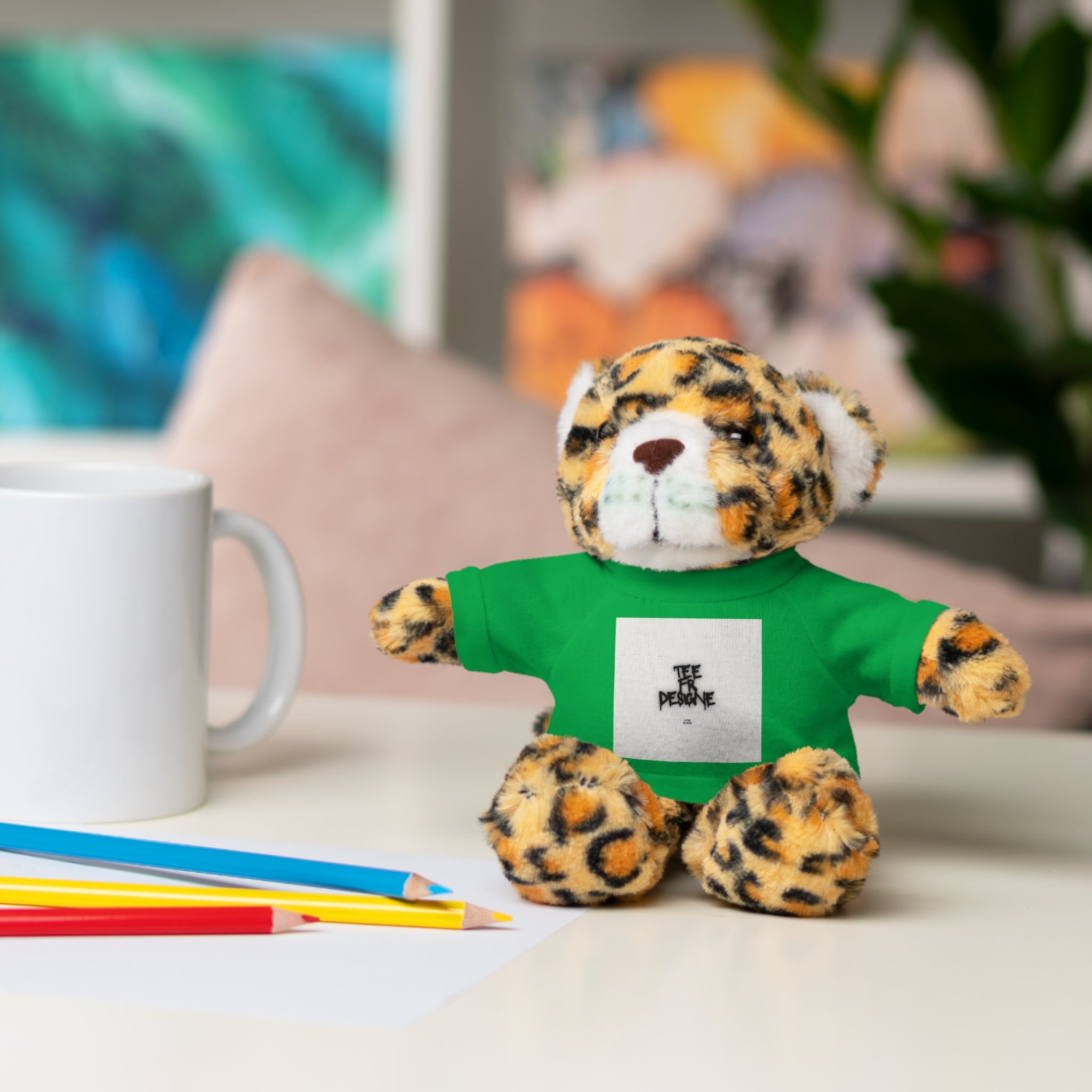 Ours en peluche avec t-shirt - Cadeau en peluche personnalisé