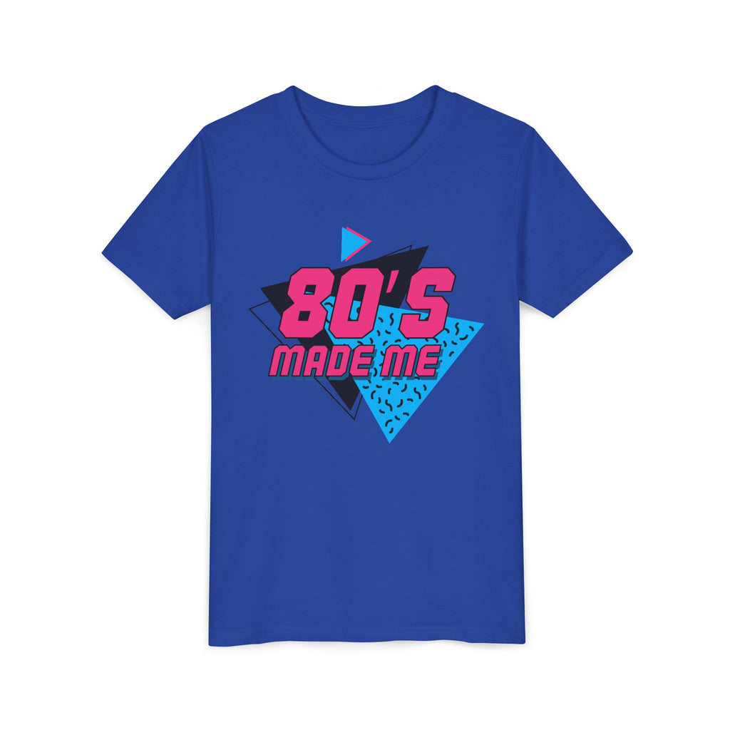 Youth Tee - "80's Made Me" Retro 80s Vintage Graphic Shirt