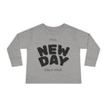 Adorable Toddler Long Sleeve Tee - "New Day" Rise & Shine Design