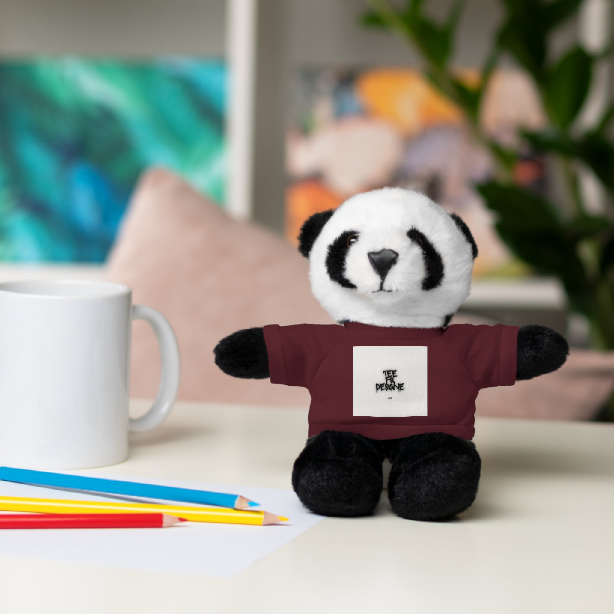 Ours en peluche avec t-shirt - Cadeau en peluche personnalisé