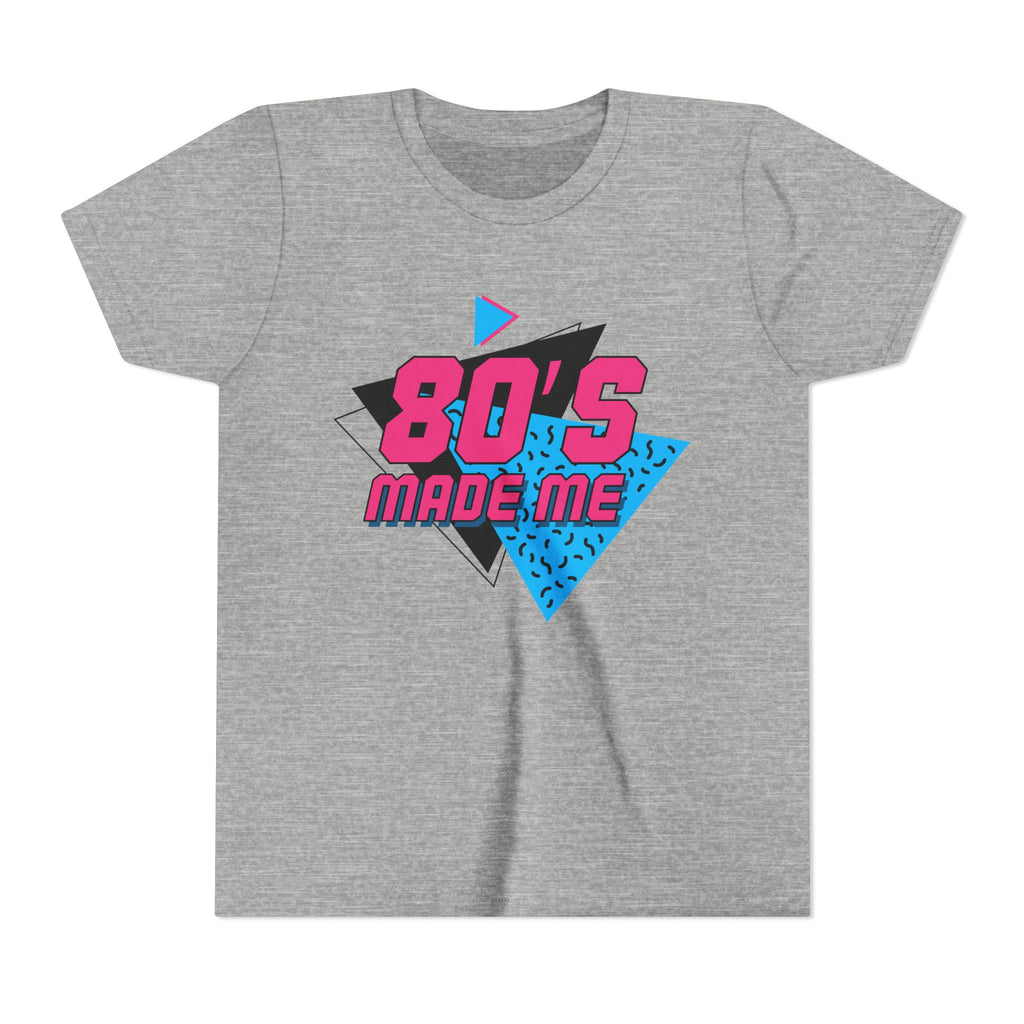 Youth Tee - "80's Made Me" Retro 80s Vintage Graphic Shirt